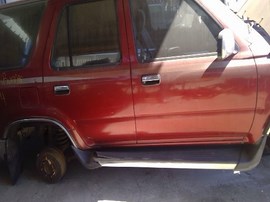 1990 TOYOTA 4RUNNER, BURGUNDY, SR5, 3.0 L, MT, 4X4.  Z25154